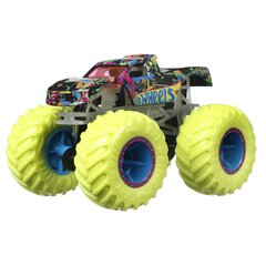 Hot Wheels® Monster Trucks® pimedas helendavad sõidukid HCB50 hind ja info | Poiste mänguasjad | kaup24.ee