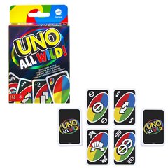 Карточная игра UNO® All Wild®  HHL33 цена и информация | Игрушки для мальчиков | kaup24.ee