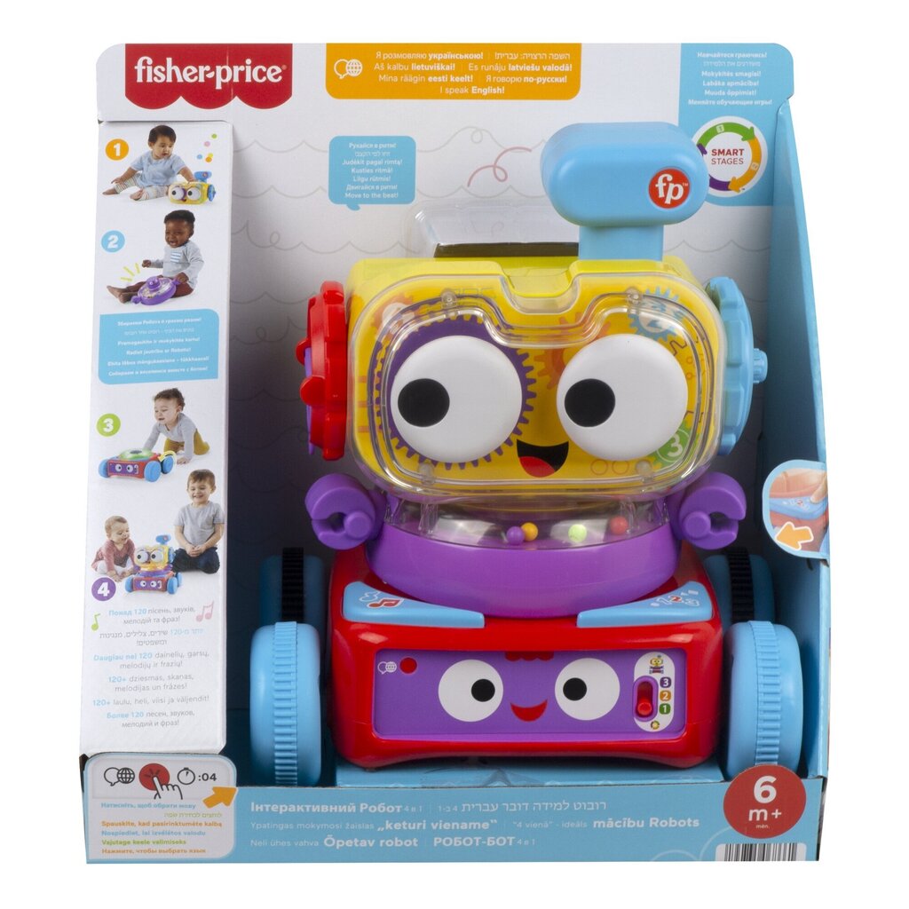 Fisher-Price® eestikeelne õppe-robot HHJ42 hind ja info | Imikute mänguasjad | kaup24.ee