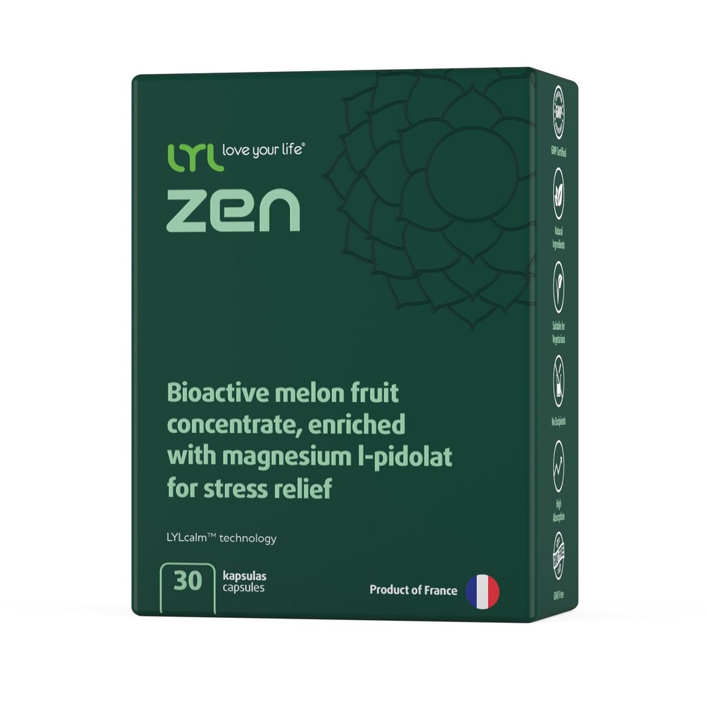 LYL Zen Bioaktiivne meloni kontsentraat, rikastatud magneesium-L-pidolaadiga hind ja info | Vitamiinid, toidulisandid, immuunsuse preparaadid | kaup24.ee