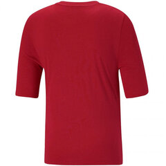 Футболка женская Puma Modern Basics Tee W 585929 22, красная цена и информация | Женские футболки | kaup24.ee