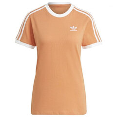 Футболка женская Adidas Adicolor Classics 3 Stripes Tee W GN2916, оранжевая цена и информация | Женские футболки | kaup24.ee