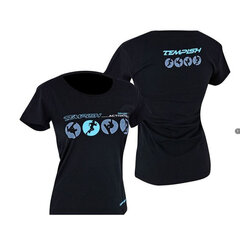 Naiste T-särk Tempish Activated T Shirt W 99980029113, must hind ja info | Naiste T-särgid | kaup24.ee