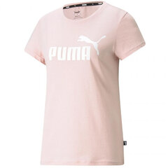 Naiste T-särk Puma ESS Logo Tee W 586775 36, roosa цена и информация | Женские футболки | kaup24.ee