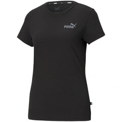 Футболка женская Puma ESS Embroidered Tee W 587901 01, черная цена и информация | Женские футболки | kaup24.ee