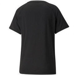 Naiste T-särk Puma Evostripe Tee W 589143 01, must hind ja info | Naiste T-särgid, topid | kaup24.ee