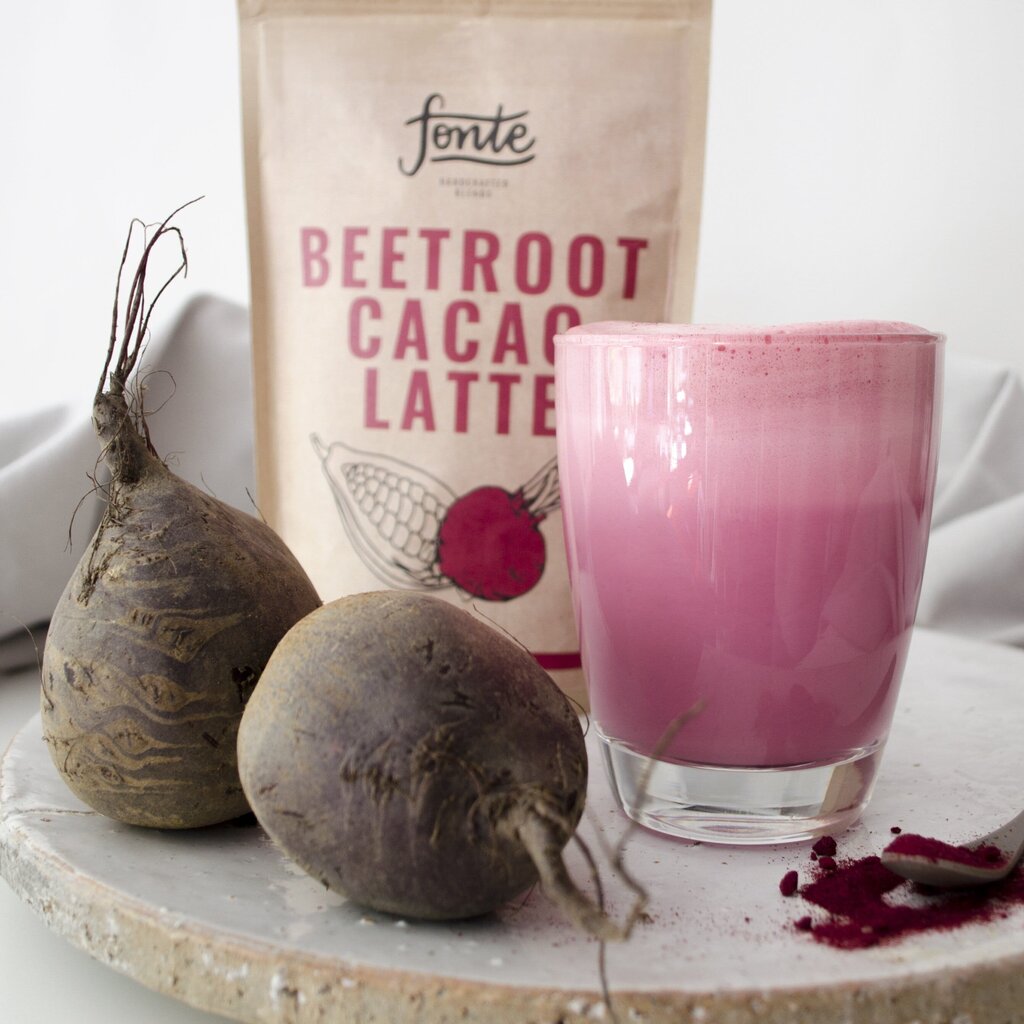 Joogisegu Fonte, Beetroot Cacao Latte, 300 g цена и информация | Kohv, kakao | kaup24.ee