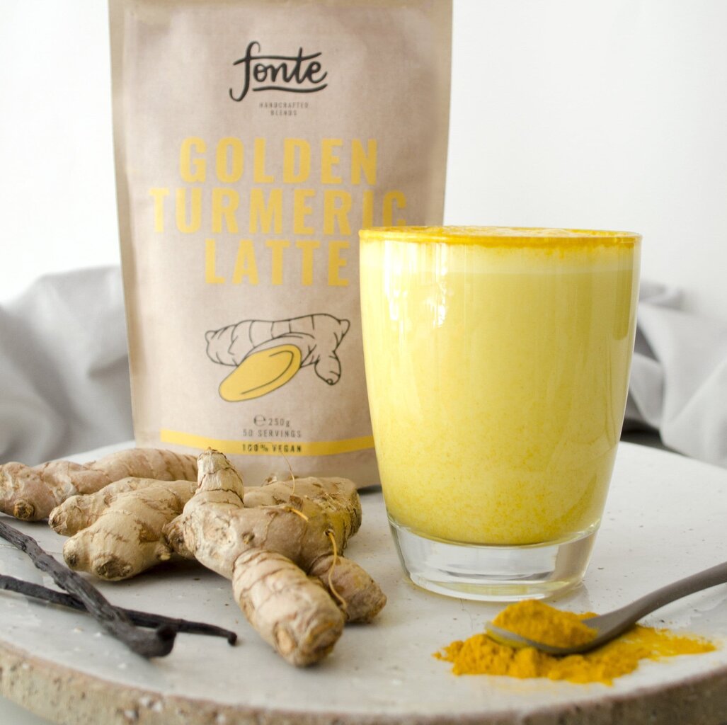 Joogisegu Fonte, Golden Turmeric Latte, 250 g hind ja info | Kohv, kakao | kaup24.ee