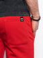 Meeste dressipüksid Ombre P866 punane hind ja info | Meeste püksid | kaup24.ee