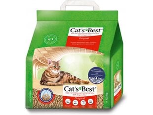 Наполнитель туалетов для животных Cats Best Oko Plus, 10 л комкующийся цена и информация | Наполнители для кошачьих туалетов | kaup24.ee