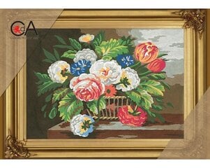 Канва с нанесенным рисунком- набор, 22 x 30 см, Collection D'Art, 6161K цена и информация | Принадлежности для вышивания | kaup24.ee