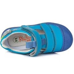 Кожаные туфли для мальчиков PONTE 20.DA03-1-920A, голубые цена и информация | Детские туфли | kaup24.ee