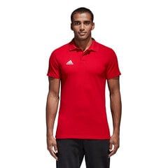 Футболка мужская Adidas Condivo 18 CO Polo M CF4376, красная цена и информация | Meeste T-särgid | kaup24.ee