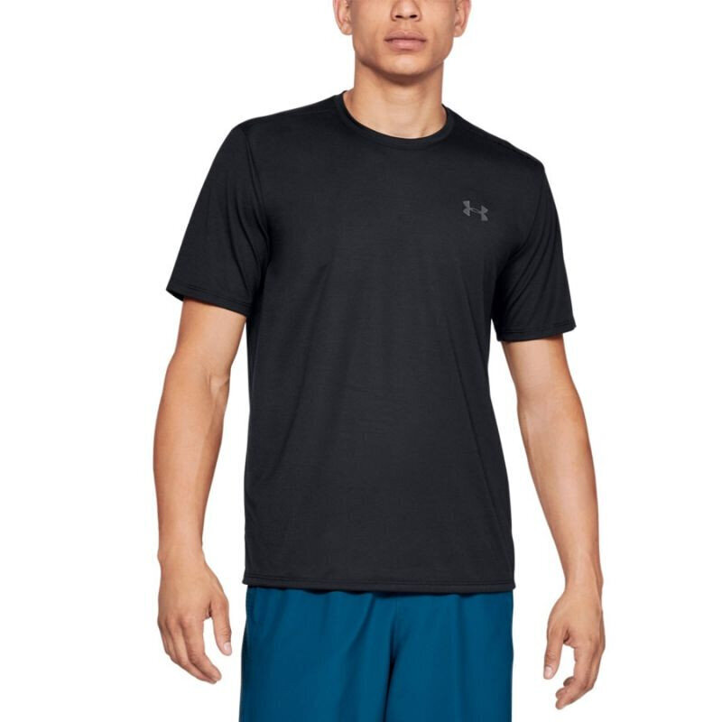 Meeste T-särk Under Armor Siro SS T Shirt M 1325029 001, must hind ja info | Meeste T-särgid | kaup24.ee