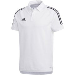 Футболка мужская Adidas Condivo 20 Polo M EA2517, белая цена и информация | Мужские футболки | kaup24.ee