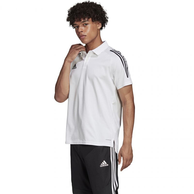 Meeste T-särk Adidas Condivo 20 Polo M EA2517, valge hind ja info | Meeste T-särgid | kaup24.ee