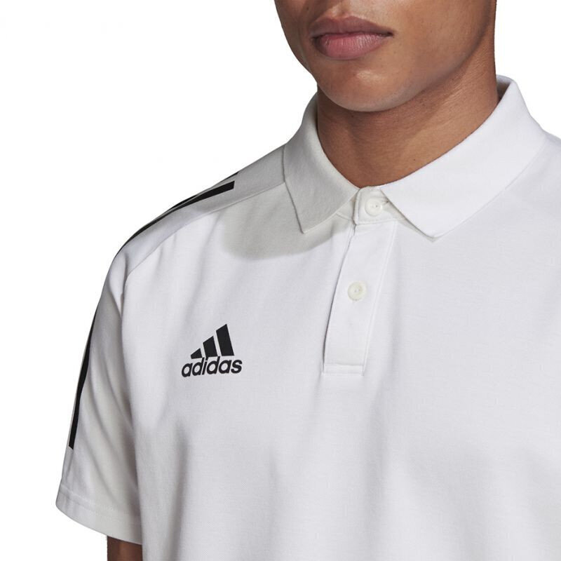 Meeste T-särk Adidas Condivo 20 Polo M EA2517, valge цена и информация | Meeste T-särgid | kaup24.ee