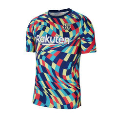 Meeste T-särk Nike FC Barcelona Pre Match 20/21 M CW7750492, sinine hind ja info | Meeste T-särgid | kaup24.ee