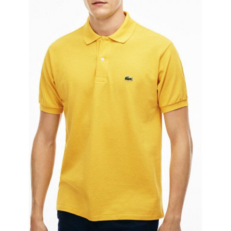 Meeste T-särk Lacoste M L126400HQD, kollane hind ja info | Meeste T-särgid | kaup24.ee