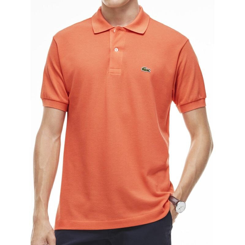 T-särk meestele Lacoste M L121200G5P, oranž hind ja info | Meeste T-särgid | kaup24.ee