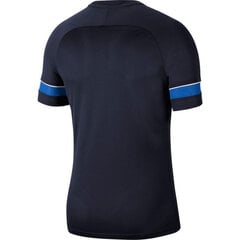 Футболка мужская Nike Dri Fit Academy 21 Training Top M CW6101453, синяя цена и информация | Мужские футболки | kaup24.ee