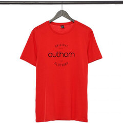 Футболка мужская Outhorn M HOL21 TSM600A 62S, красная цена и информация | Мужские футболки | kaup24.ee