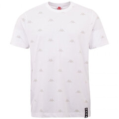 Мужская футболка Kappa Izdot T Shirt M 309037 110601, белая цена и информация | Мужские футболки | kaup24.ee