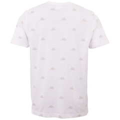 Мужская футболка Kappa Izdot T Shirt M 309037 110601, белая цена и информация | Мужские футболки | kaup24.ee