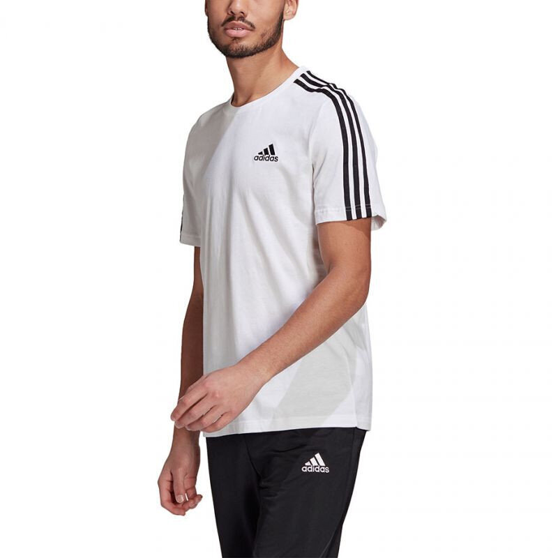 Meeste T-särk Adidas Essentials M GL3733, valge цена и информация | Meeste T-särgid | kaup24.ee