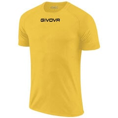 Футболка мужская Givova Capo MC M MAC03 0007, желтая цена и информация | Мужские футболки | kaup24.ee