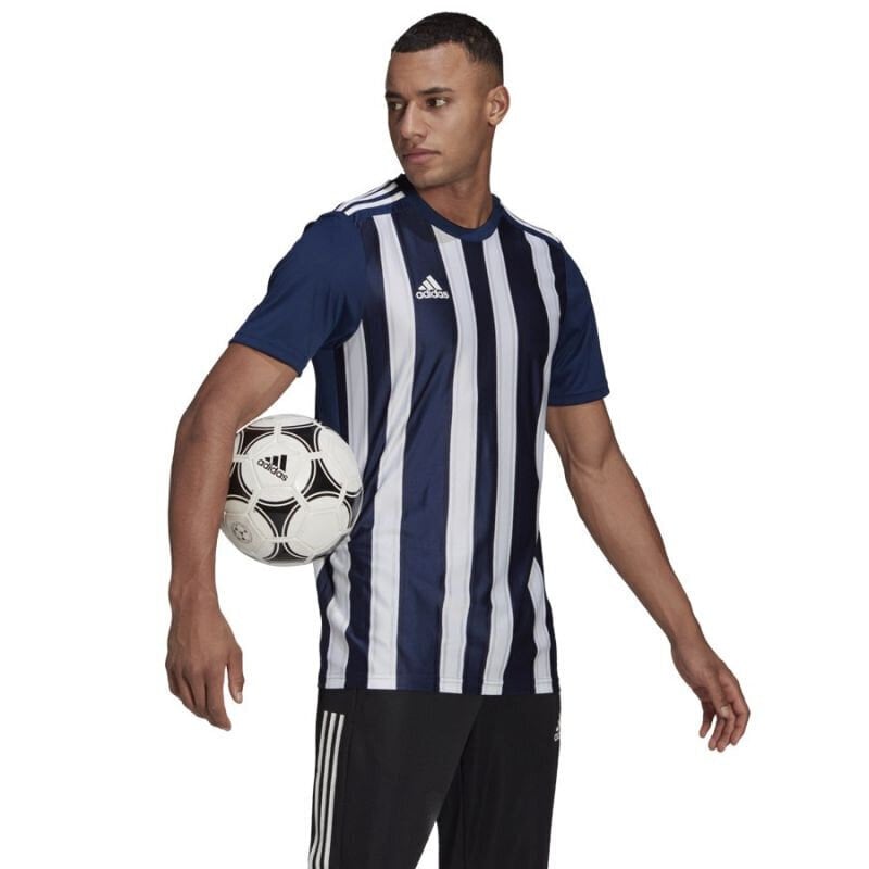 Meeste T-särk Adidas Striped 21 JSY M GN5847, sinine цена и информация | Meeste T-särgid | kaup24.ee