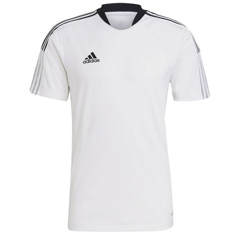 Meeste T-särk Adidas Tiro 21 Training Jersey M GM7590, valge hind ja info | Meeste T-särgid | kaup24.ee