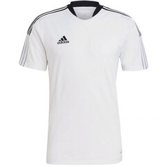 Мужская футболка Adidas Tiro 21 Training Jersey M GM7590, белая цена и информация | Meeste T-särgid | kaup24.ee