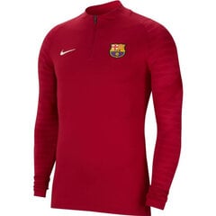 Футболка мужская Nike FC Barcelona Strike Soccer Drill Top M CW1736 621, красная цена и информация | Мужские футболки | kaup24.ee