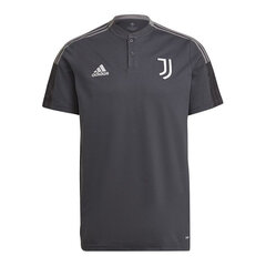 Футболка мужская Adidas Juventus Training Polo M GR2974, черная цена и информация | Мужские футболки | kaup24.ee