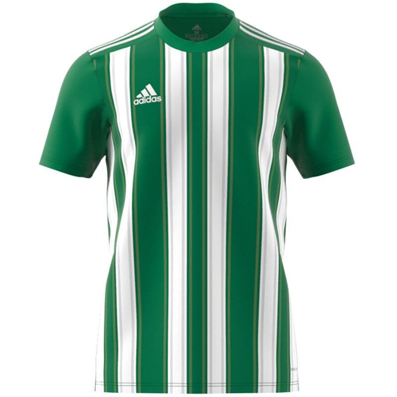 Meeste T-särk Adidas Striped 21 JSY M H35644, roheline hind ja info | Meeste T-särgid | kaup24.ee