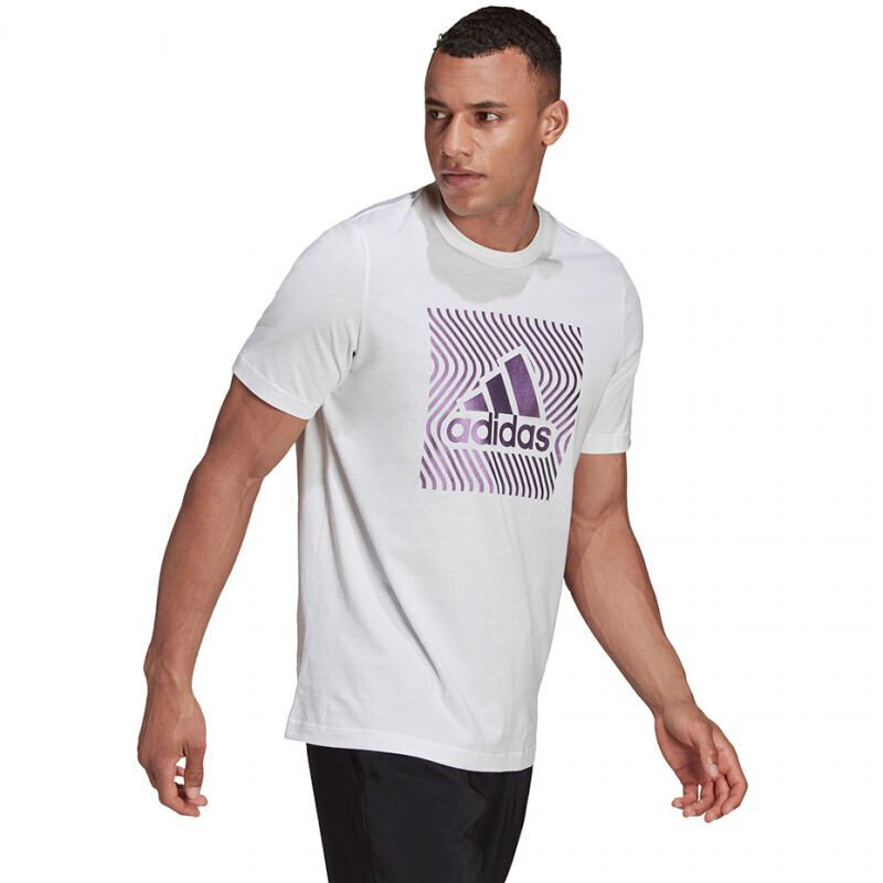 Meeste T-särk Adidas Colorshift M GS6279, valge hind ja info | Meeste T-särgid | kaup24.ee