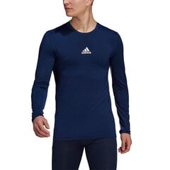 Meeste T-särk Adidas Compression Long Sleeve Tee M GU7338, sinine цена и информация | Мужские футболки | kaup24.ee