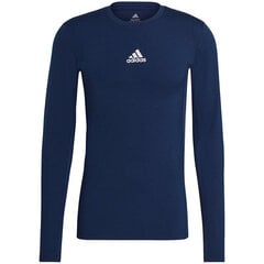 Meeste T-särk Adidas Compression Long Sleeve Tee M GU7338, sinine hind ja info | Meeste T-särgid | kaup24.ee