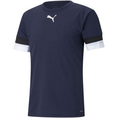 Футболка мужская Puma Team Rise Jersey Peacoat M 704932 06, синяя цена и информация | Puma Мужская одежда | kaup24.ee