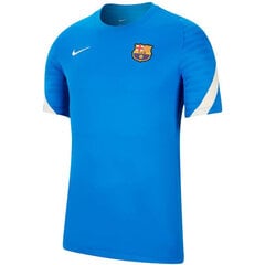 Футболка мужская Nike FCB MNK DF Strike Top SS M CW1845 430, синяя цена и информация | Meeste T-särgid | kaup24.ee