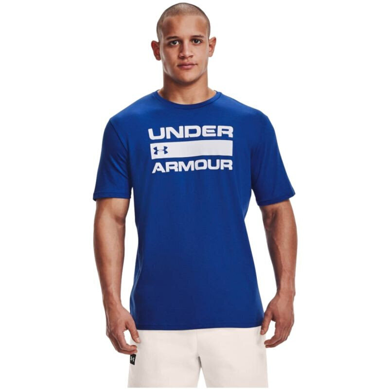 Meeste T-särk Under Armour Team Issue Wordmark SS Tee M 1329582432, sinine hind ja info | Meeste T-särgid | kaup24.ee