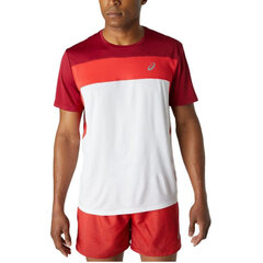 Meeste T-särk Asics Race SS Top Tee M 2011A781107, valge hind ja info | Meeste spordiriided | kaup24.ee