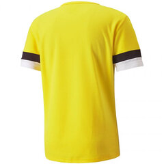 Meeste sportlik T-särk Puma teamRise Jersey M 704932 07, kollane hind ja info | Meeste T-särgid | kaup24.ee
