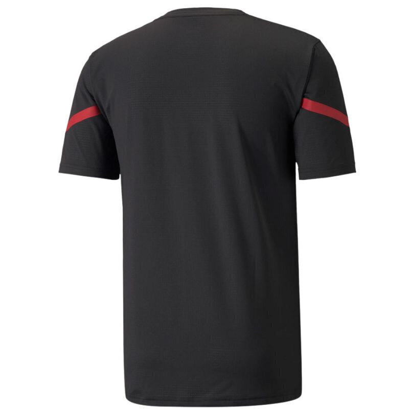 Meeste sportlik T-särk Puma AC Milan Prematch T-shirt M 764442 05, must hind ja info | Meeste T-särgid | kaup24.ee