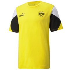 Футболка мужская Puma Borussia Dortmund Tee M 764313 01, желтая цена и информация | Мужские футболки | kaup24.ee