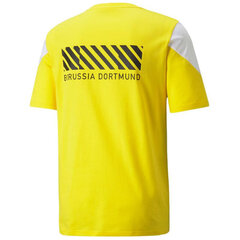 Футболка мужская Puma Borussia Dortmund Tee M 764313 01, желтая цена и информация | Мужские футболки | kaup24.ee