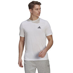 Футболка мужская Adidas Aeroready Designedi M GT5558, белая цена и информация | Meeste T-särgid | kaup24.ee