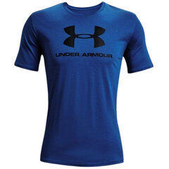 Футболка мужская Under Armor Sportstyle Logo SS T Shirt M 1329 590 432, синяя цена и информация | Мужские футболки | kaup24.ee