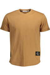 Мужская футболка Calvin Klein J30J315319, коричневая цена и информация | Мужские футболки | kaup24.ee